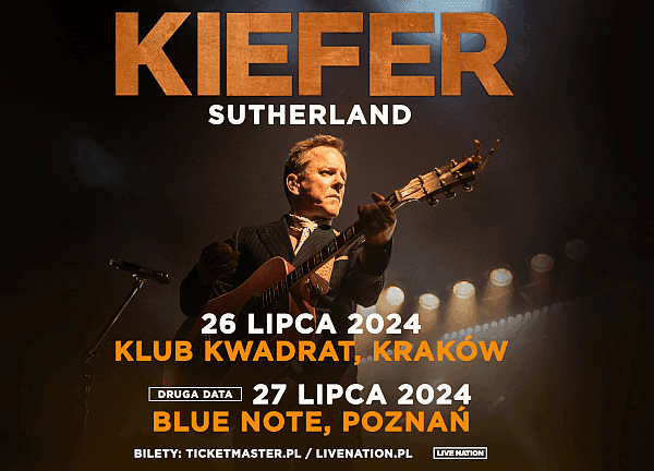 Kiefer Sutherland na dwóch koncertach w Polsce