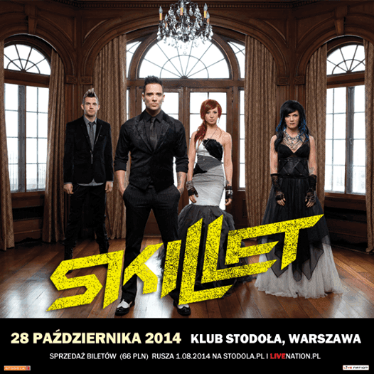 Skillet - Stodoła - Warszawa