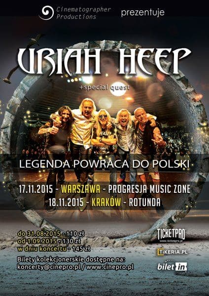 Uriah Heep - Progresja Music Zone - Warszawa