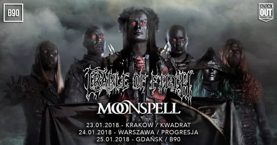 Cradle Of Filth, Moonspell - B90 - Gdańsk