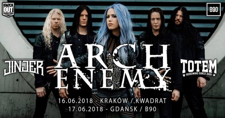 Arch Enemy - Kwadrat - Kraków