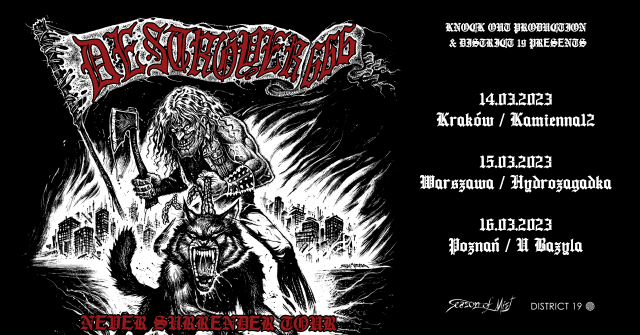Deströyer 666 na trzech koncertach w Polsce