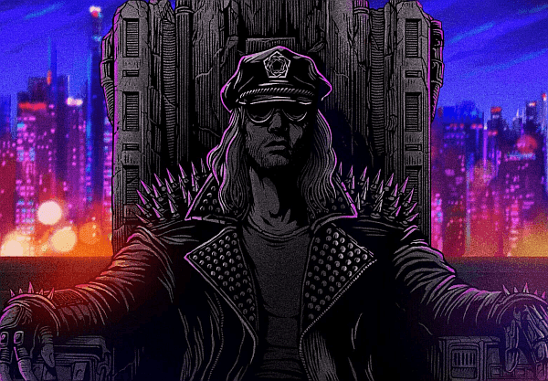Carpenter Brut na klubowym koncercie w Warszawie