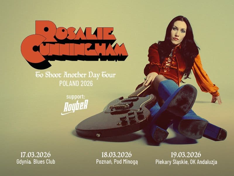 Rosalie Cunnigham na trzech koncertach w Polsce
