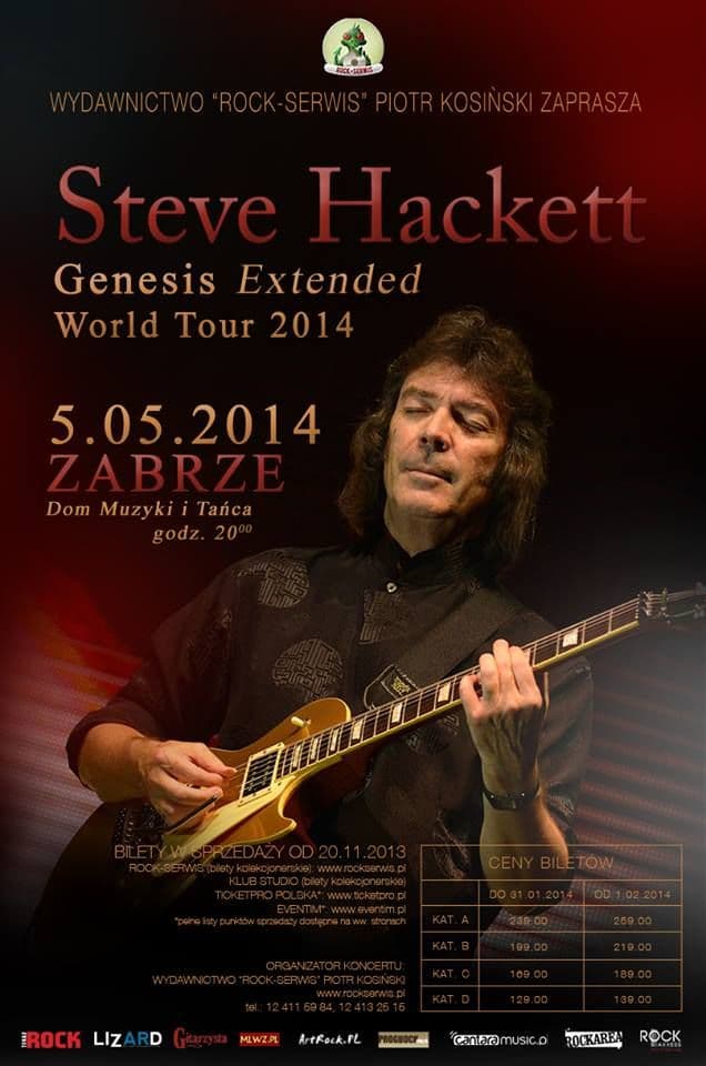 Steve Hackett - Dom Muzyki I Tańca - Zabrze