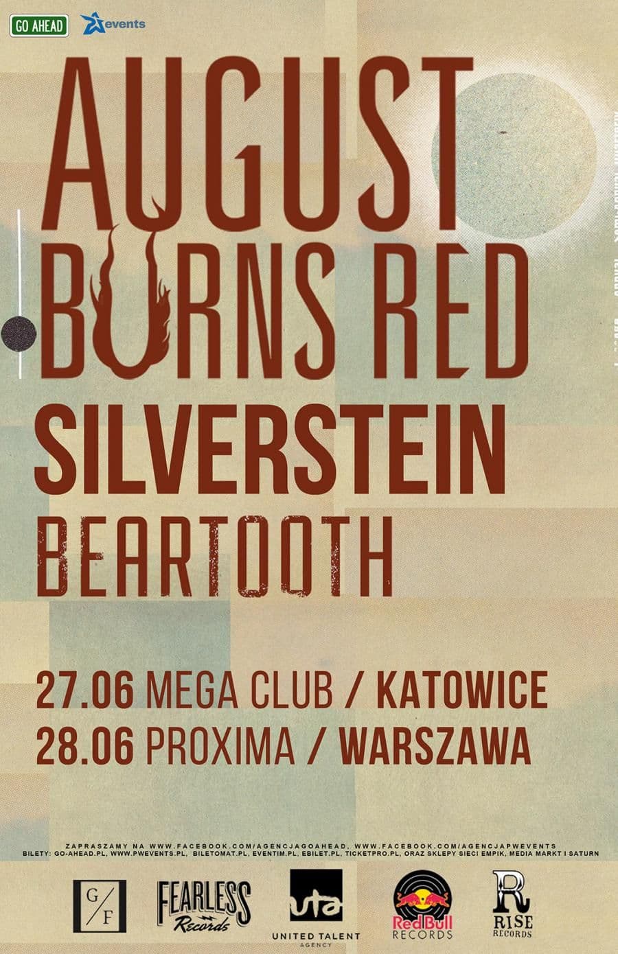 August Burns Red - Proxima - Warszawa