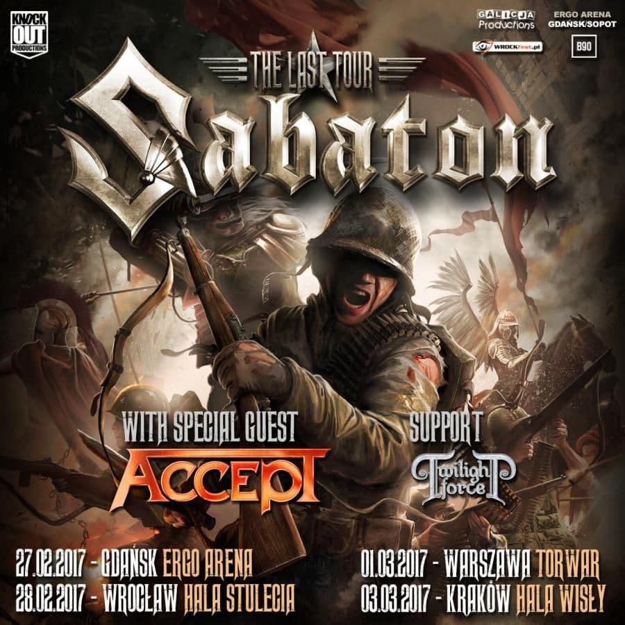 Sabaton - ERGO Arena - Gdańsk