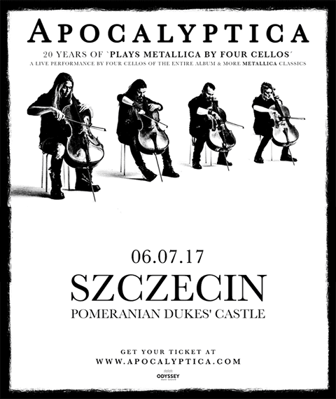 Apocalyptica - Zamek Książąt Pomorskich - Szczecin