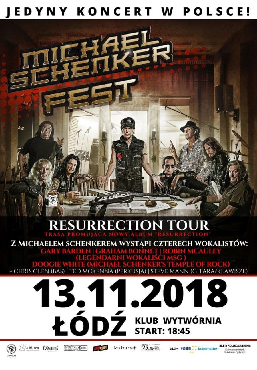 Michael Schenker Fest - Wytwórnia - Łódź