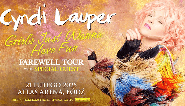 Cyndi Lauper za tydzień w Łodzi