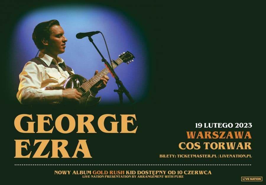 George Ezra wystąpi w Warszawie