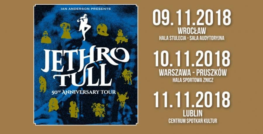 Ian Anderson & Jethro Tull na jubileuszowej trasie po Polsce