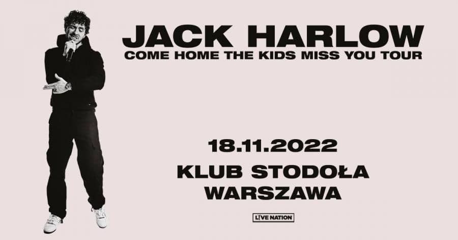 Jack Harlow wróci do Warszawy