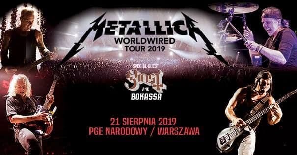 Metallica przyjedzie do Warszawy
