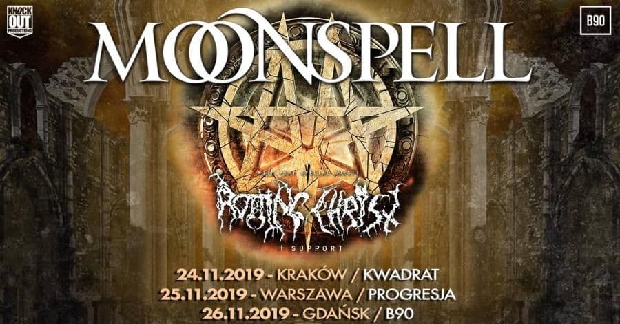 Moonspell na trzech koncertach w Polsce