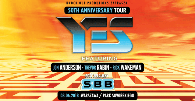 SBB wystąpi przed Yes w Warszawie