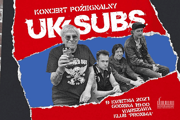 UK SUBS zapowiedzieli pożegnalny koncert w Polsce